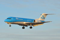 PH-KZU @ EGSH - Repainted with KLM's new colour scheme. - by Graham Reeve