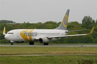 OY-PSE @ LFRB - Boeing 737-809, Take off Rwy 25L, Brest-Bretagne Airport (LFRB-BES) - by Yves-Q