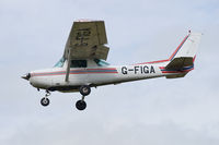 G-FIGA @ EGGP - On approach to runway 27. - by Mark J Kopczewski