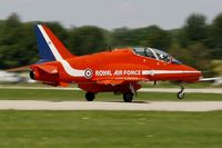 XX264 @ LFMY - Royal Air Force Red Arrows Hawker Siddeley Hawk T.1, Take-off Rwy 34, Salon de Provence Air Base 701 (LFMY) Open day 2013 - by Yves-Q