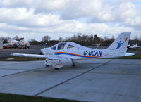 G-UCAN @ EGLK - Tecnam P2002-JF Sierra at Blackbushe - by moxy