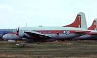 WF372 @ EGSP - Vickers Varsity T.1 [531] Peterborough-Sibson~G 29/07/1977. From a slide. - by Ray Barber