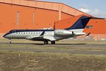 N13JS @ EGGW - Bombardier BD-700-1A10, c/n: 9185 at Luton - by Terry Fletcher