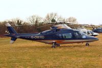 G-OWRD @ EGBC - Agusta A.109C [7649] Cheltenham~G 17/03/2010 - by Ray Barber