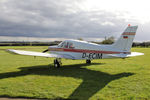 D-ECIM @ X5FB - Piper PA-28-140 Cherokee E, a resident at Fishburn Airfield UK, October 25th 2014. - by Malcolm Clarke