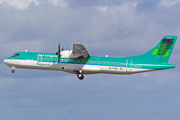 EI-FAS @ EGFF - ATR 72-600, Aer Lingus Regional, operated by Stobart Air, Dublin based, previously F-WWET, call sign Stobart 91CW, seen departing runway 30 at EGFF, en route to Dublin. - by Derek Flewin
