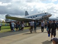 VH-AES @ YMAV - Douglas DC3 VH-AES on static display at Avalon 2015 - by red750