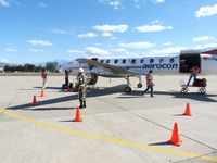 CP-2477 @ SLTJ - Aerocon CP-2477 loading to go from Tarija to Santa Cruz, Bolivia - by confauna