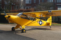 D-ESMV @ EBAW - Piper Super Cub  O-320 - by unknown