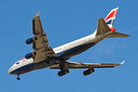 G-BNLN @ EGLL - G-BNLN   Boeing 747-436 [24056] (British Airways) Home~G 12/05/2013. On approach 27R. - by Ray Barber