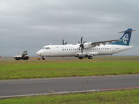 ZK-MCY @ NZAA - under tow to Air NZ maintenance - by magnaman