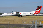 VH-LQH @ YSSY - taxiing to 34R - by Bill Mallinson