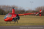 G-BWTH @ EGTB - Helicopter Services Ltd - by Chris Hall