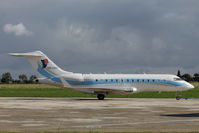 5A-UAC @ LMML - Bombardier BD700  5A-UAC Libyan Government - by Raymond Zammit