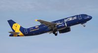 N775JB @ PBI - Jet Blue Veterans plane