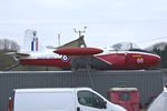 XM425 - 1960 Hunting P-84 Jet Provost T.3A, c/n: PAC/W/9232 on Trentham Road , Dresden in the Potteries - by Terry Fletcher