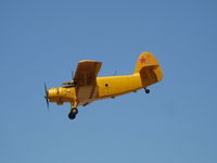 N2AN @ CMA - 1984 Antonov An-2 'Big Panda', NATO code name COLT, Wsk-pzl-k PZL ASZ 62 R1 1,000 Hp radial, flyover Rwy 26 - by Doug Robertson