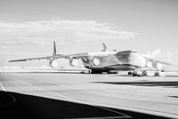 UR-82060 @ CYYZ - The biggest Antonov, parked infield at Toronto Pearson. Shot with an infrared camera then converted to black and white. - by BlindedByTheFlash