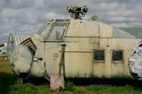 SKY705 - Sikorsky H-34A Choctaw, neglected on a microlight base (LF2923), near Plobannalec (Finistère, Brittany) - by Yves-Q
