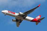 PT-MSV @ EGLL - Boeing 767-316ER [40593] (TAM Airlines) Home~G 20/09/2013. On approach 27R. - by Ray Barber