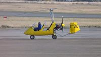 G-CGNC @ EGFH - Visiting gyrocopter. - by Roger Winser