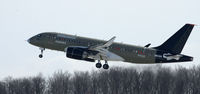 C-GWYD @ CYMX - FTV2 on a test flight out of Mirabel. Black paint used for icing tests. - by Addison Schonland