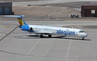 N414NV @ KLAS - MD-88 - by Mark Pasqualino