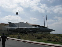 162592 - 1984 Grumman F-14A TOMCAT, two Pratt & Whitney TF-30 turbofans with afterburning 20,918 lb st each. Painted as BuNo 160403 of VF-41, at Ronald Reagan Presidential Library and Museum - by Doug Robertson