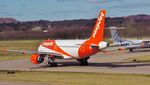 G-EZDJ @ EGPH - Easyjet A319 Waiting to enter runway 06 for departure to MUC - by Mike stanners