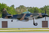 N51DL @ KLAL - North American P-51D Mustang [109-26890] Lakeland-Linder~N 15/04/2010. Cavalier conversion. - by Ray Barber