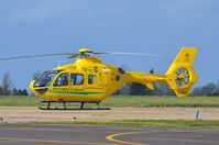 G-DORS @ EGSH - Air Ambulance parked at Norwich. - by Graham Reeve