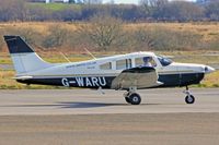 G-WARU @ EGFH - Visiting Warrior III, Aeros, Gloucester and CWI based, previously N92880, G-WARU, EC-HVU, seen shortly after landing on runway 28. - by Derek Flewin