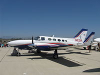 N63DB @ CMA - Cessna 414A CHANCELLOR, two Continental TSIO-520-NB 310 Hp each direct-drive engines, a lighter, simpler, lower cost version derived from C 421. Bonded wet wing with no tip tanks. - by Doug Robertson