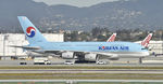 HL7614 @ KLAX - Taxiing to gate at LAX - by Todd Royer