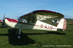 G-AJJS @ EGBT - at the Vintage Aircraft Club spring rally - by Chris Hall