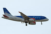 G-DBCD @ EGLL - Airbus A319-131 [bmi British Midland) Home~G 23/03/2010. On approach 27L. - by Ray Barber