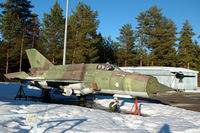 MG-138 @ EFJY - MiG-21bis of the Finnish Air Force at the Aviation Museum of Central Finland at Tikkakoski. - by Van Propeller