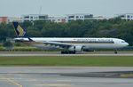 9V-STH @ WSSS - Singapore A333 coming to a stop. - by FerryPNL