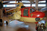 OH-HRC @ EFJY - Mil Mi-1 preserved in the Aviation Museum of Central Finland at Tikkakoski. It was previously used by the Rajavartiolaitos (Finnish Border Guard). - by Van Propeller