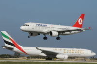 TC-JPU @ LMML - A320 TC-JPU Turkish Airlines - by Raymond Zammit