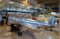 VH-18 @ EFJY - Valmet Vihuri trainer of the Finnish Air Force preserved in the Aviation Museum of Central Finland at Tikkakoski. - by Van Propeller
