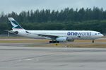 B-HLU @ WSSS - Cathay A33 with Oneworld titles. - by FerryPNL