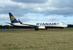 EI-DWA @ EGPH - Ryanair B738 Arrives on flight RYR6833 - by Mike stanners