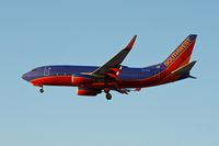 N760SW @ KLAS - Southwest Airlines, is here landing at Las Vegas Int'l(KLAS) - by A. Gendorf