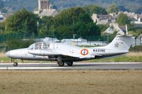 F-AZLT @ LFRU - Morane-Saulnier MS-760A, Taxiing to holding point rwy 05, Morlaix-Ploujean airport (LFRU-MXN) air show in september 2014 - by Yves-Q