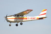 G-BGMP @ EGSH - Landing at Norwich. - by Graham Reeve