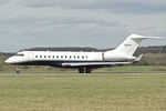 N711LS @ EGGW - 2012 Bombardier BD-700-1A10 Global 6000, c/n: 9476 at Luton - by Terry Fletcher