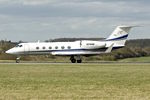 N214BM @ EGGW - 1988 Gulfstream Aerospace G-IV, c/n: 1050 at Luton - by Terry Fletcher