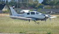 N1285V @ KRHV - A local 2008 Cessna 400 landing on 31R at Reid Hillview. - by Chris L.