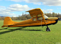 N170AZ @ XSTR - At first glance, a seemingly serviceable aircraft, however closer inspection reveals a lack of ailerons. Pictured at the Strathallan Airfield, XSTR, near Auchterarder, Perthshire, Scotland - the home of Skydive Scotland - by Clive Pattle